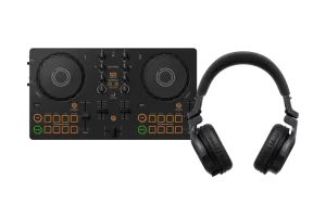 AlphaTheta DDJ-FLX2 + Pioneer DJ HDJ-CUE1