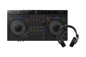 AlphaTheta DDJ-GRV6 + Pioneer DJ HDJ-X5 Zwart