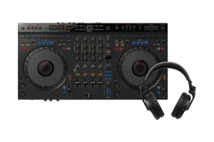 AlphaTheta DDJ-GRV6 + Pioneer DJ HDJ-X7 Zwart
