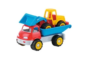 Androni Wagen met Graafmachine