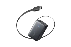 Anker Nano Powerbank 10.000 mAh met 45 Watt Snelladen Zwart