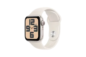 Apple Watch SE 2024 40mm Starlight Sportband M/L