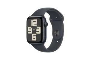 Apple Watch SE 2024 44mm Midnight Sportband S/M