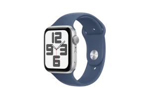 Apple Watch SE 2024 44mm Zilver Sportband M/L