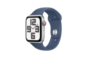 Apple Watch SE 2024 4G 44mm Zilver Sportband M/L