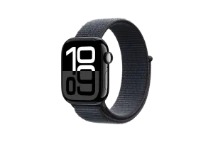 Apple Watch Series 10 42mm Zwart Sport Loop