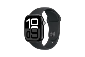 Apple Watch Series 10 42mm Zwart Sportband M/L