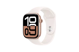 Apple Watch Series 10 46mm Roségoud Sportband S/M