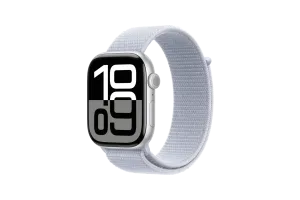 Apple Watch Series 10 46mm Zilver Sport Loop