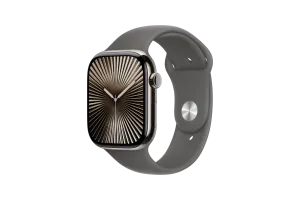 Apple Watch Series 10 4G 46mm Titanium Zilver Sportband M/L