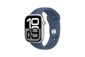 Apple Watch Series 10 4G 46mm Zilver Sportband M/L