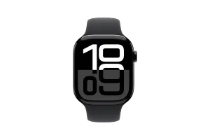 Apple Watch Series 10 4G 46mm Zwart Sportband M/L Apple Watch Series 10 4G 46mm Zwart Sportband M/L