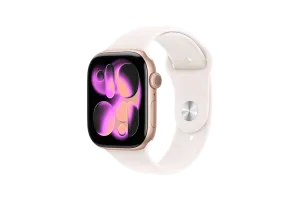 Apple Watch Series 11 Cellular 46mm Rosegoud Sportband S/M