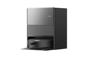 Aqua 10 Ultra Roller Complete Black - Robotstofzuiger met dweilfunctie - 30.000Pa Zuigkracht - AquaRoll(tm) &amp; ThermoHub(tm) 100degC zelfreiniging - Tapijtveilig &amp; slim Omnesight(tm) 2.0 navigatie - Voor harde vloeren &amp; drempels