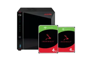 ASUSTOR AS5404T + Seagate Ironwolf 8TB (2x4TB)