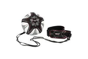 Avento Voetbaltrainer Met Elastiek - Kinderen - Zwart - Balmaat 3/4/5