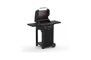 Barbecook E-Luca elektrische barbecue met inklapbare zijtafels zwart 121.4x60.3x112.3cm