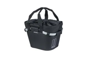 Basil Classic Carry All Fietsmand KF - Voor - Polyester - Zwart - 15 Liter