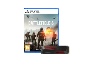 Battlefield 6 PS5 + Samsung 990 Pro 4TB Heatsink NVMe SSD