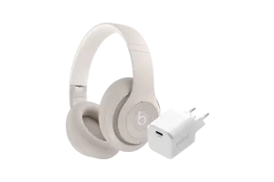 Beats Studio Pro Crème + BlueBuilt Power Delivery Oplader met Usb C Poort 20W Wit