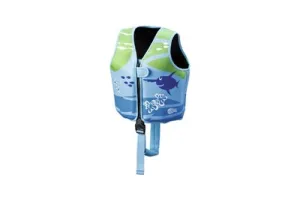 Beco Sealife – Zwemvest kind – Drijfvest voor kinderen van 18-30 kg – Maat M - Blauw/Groen