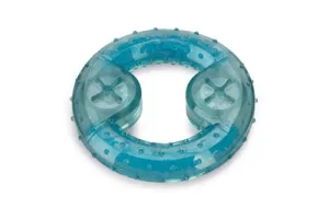 Beeztees Puppy Koel Bijtring Lou - Puppy Speelgoed - Puppy Kauwspeelgoed - Hondenspeelgoed - Blauw - 10x10x2,3 cm