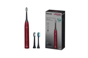 Beurer SC 30 Limited Edition 25 Elektrische Sonische Tandenborstel - Green Planet - 4 Poetsstanden - 80.000 Bewegingen p/min - 2 Opzetborstels - Timer - USB-C laadkabel - Gerecycled - 15 Dagen Accuduur - 3 Jaar garantie - Bordeaux