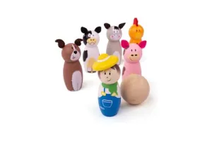 Bigjigs Boerderij Kegels