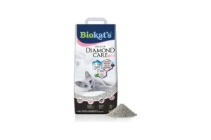 Biokat's Diamond Care Fresh - 10 L - Kattenbakvulling - Klontvormend - Babypoeder geur - Actieve kool