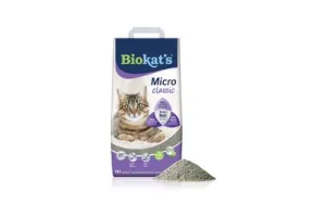 Biokat's Micro Classic - 14 L - Kattenbakvulling - Klontvormend - Zonder geur