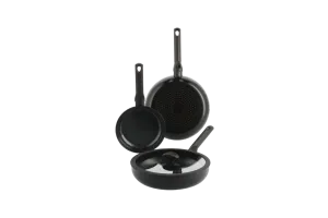 BK Enjoy Koekenpannenset 20 + 28 cm + Hapjespan 28 cm zwart