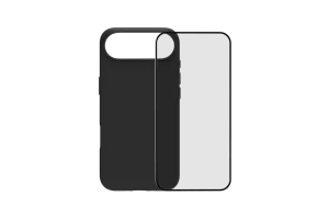 BlueBuilt Back Cover iPhone 17 Air Zwart + BlueBuilt iPhone 17 Air Screenprotector Glas