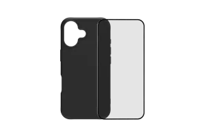 BlueBuilt Protective Back Cover met MagSafe iPhone 17 Zwart + BlueBuilt iPhone 17 Screenprotector Glas