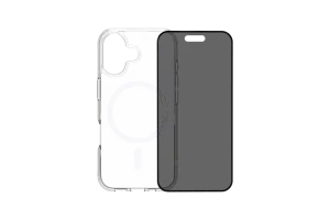 BlueBuilt Protective Back Cover met MagSafe iPhone 17 Transparant + iPhone 17 Privacy Screenprotector Glas