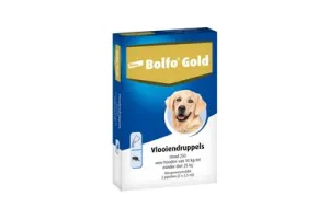 Bolfo Gold 250 Anti vlooienmiddel - Hond - 10 Tot 25 kg - 2 pipetten