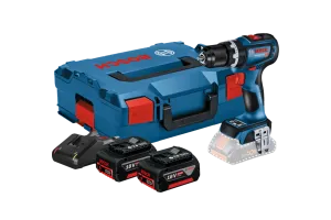 Bosch Professional GSB 18V-90 C 5,0 Ah GBA Accu (2x) Starterspakket