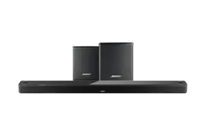 Bose Smart Ultra Soundbar Zwart + Bose Surround Speakers Zwart