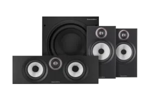 Bowers &amp; Wilkins HTM6 S3 + 606 S3 (per paar) + ASW610 Zwart