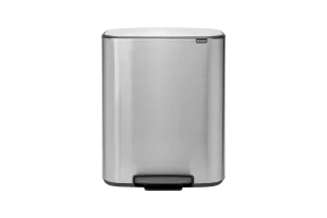 Brabantia Bo Pedal Bin 60 Liter Rvs Fingerprint Proof