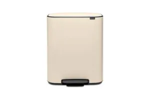 Brabantia Bo Prullenbak - 60 liter - Soft Beige