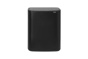 Brabantia Bo Touch Bin 2 x 30 Liter Matt Black