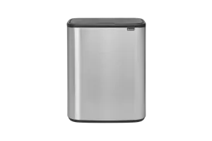Brabantia Bo Touch Bin 2 x 30 Liter Rvs Fingerprint Proof