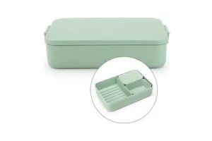 Brabantia Make &amp; Take Bento Lunchbox incl Bentobox- Large - Kunststof - Jade Green