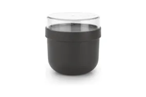 Brabantia Make &amp; Take Yoghurt Beker To Go - 0,5 l - Kunststof - Dark Grey