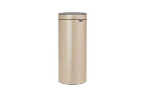 Brabantia Touch Bin 30 Liter Metallic Gold