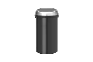 Brabantia Touch Bin 60 Liter Matt Black Fingerprint Proof