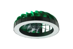 Brilliant Fanora - Plafondventilator - Met verlichting - LED 30W - 2700K-6500K - Dimbaar - Zwart - Zeer stil