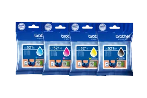Brother LC-521 Cartridge Combo Pack