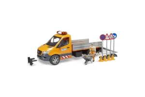 Bruder Mercedes Benz Sprinter met Bestuurder en Accessoires
