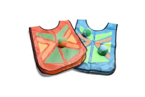 BS Toys Belly Catch Ballen Gooispel Set - Bal Werpspel Met Klittenband - Speelgoed vanaf 4 Jaar - 2 tot 4 Spelers